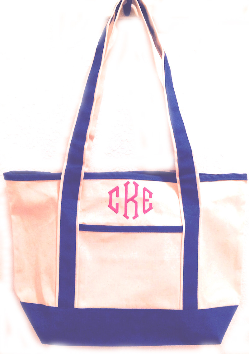 Best Seller Personalized Tote Bags - Monogrammed or Name, Large or ...