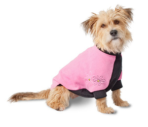 Fido Fleece Dog Coats - Pink, Red, Gray, Rust, Blue-Fido Fleece Dog Coat Pink Zinnias Dotted Bliss MacDawg Plaid Red Bones and Dots Red Rolling Bones Summer Plaid