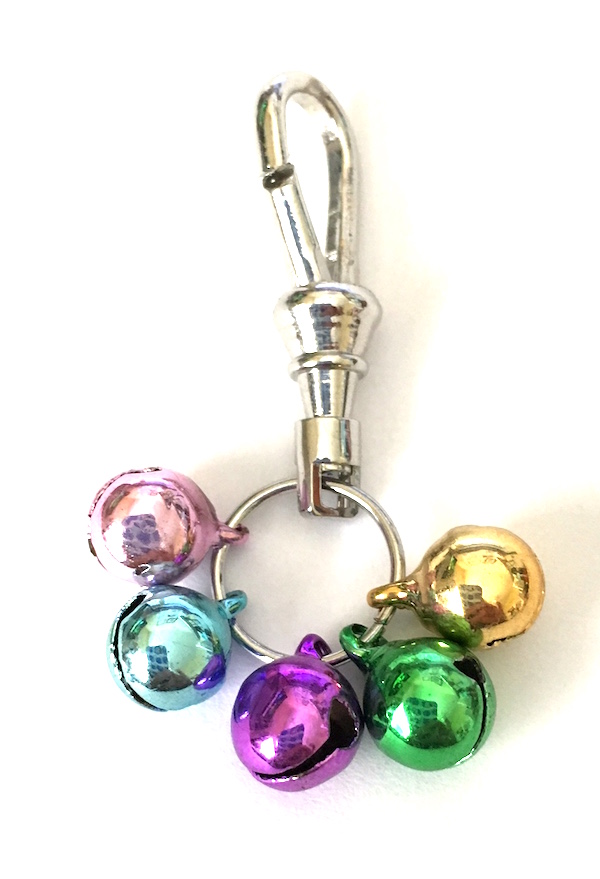 Dog Cat Collar Bell Charms Multi