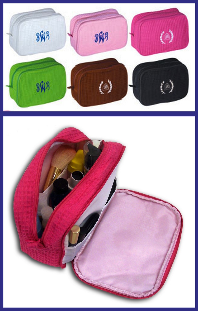 CosmeticBags Double Zippered