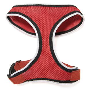 Gooby Freedom Sports Harness Red/White/Black