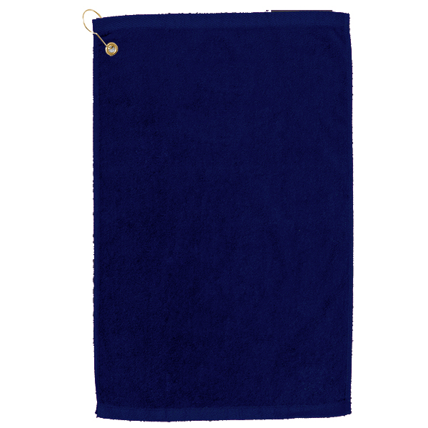 Navy golf towel