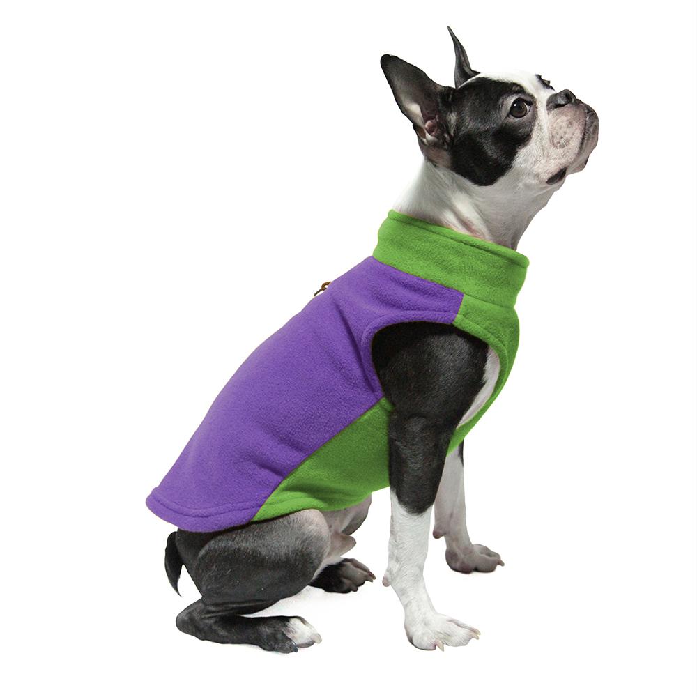 Gooby Fleece Half Stretch Dog harness Dog Coat