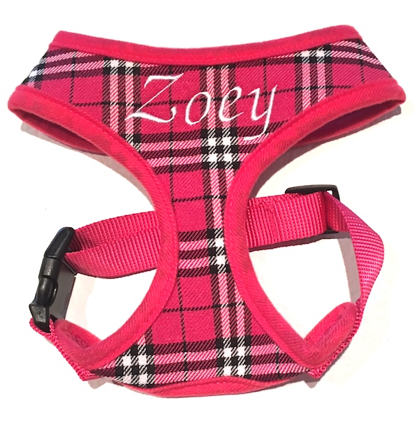 Hot Pink Plaid Zoey Fancy Print