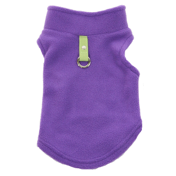 Purple Gooby harness vest front