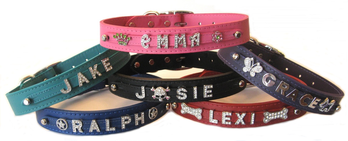 Signature Leather collars Matte Colors 1inch wide