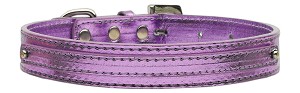 Metallic Purple Rhinestone Buckle