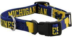 Michigan Wolverines dog collar