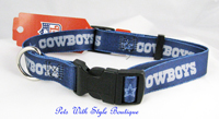 NFL dallas cowboys dog collar