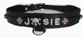 personalized dog collar josie