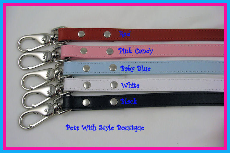 Personalized collar matte leashes