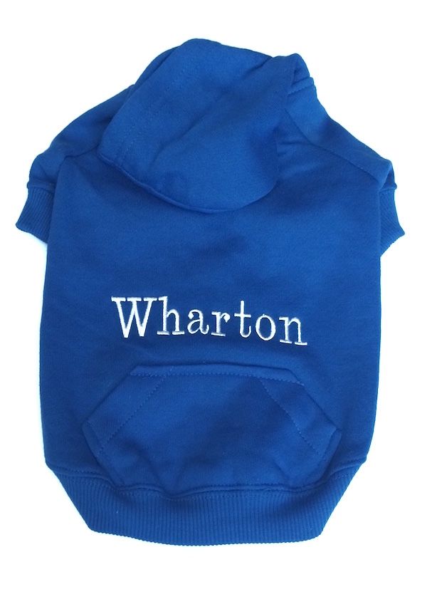 Royal Blue Wharton White thread