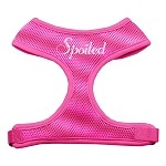 Spoiled Soft Mesh Dog Harness Pink
