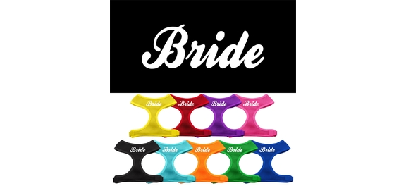 Bride dog Harness all colors