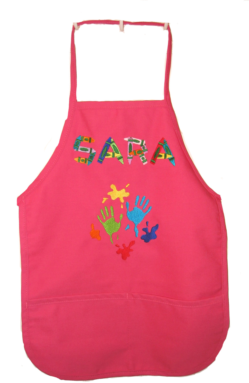 Best Seller Monogrammed Child Apron with Pockets, More Colors, Add a Design