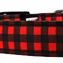 Best Seller Buffalo Check Dog Collar Plain or Personalized