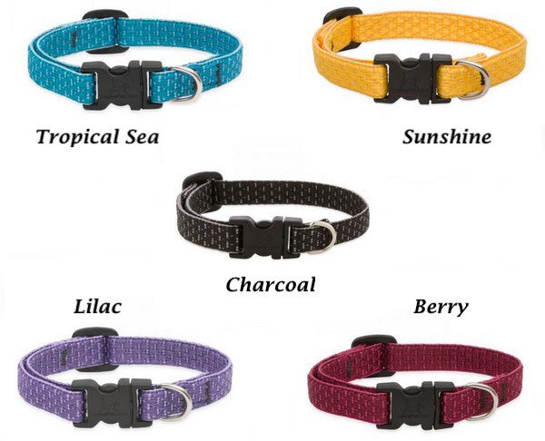 Best Seller Eco Friendly Embroidered Personalized Dog Collars  - Made from recycled water bottles, Beautiful colors Matching Leashes available too