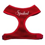 Spoiled Soft Mesh Dog Harness Made in the USA Pink, Red, Royal Blue